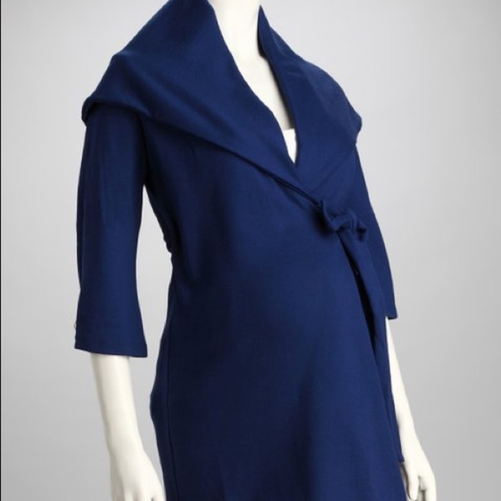 Zula Maternity Shawl-Collar Wrap Top